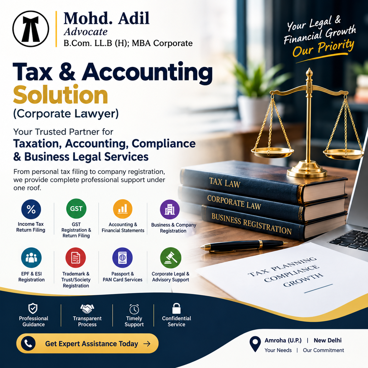 Professional Tax, Accounting, Registration & Business Support Services
